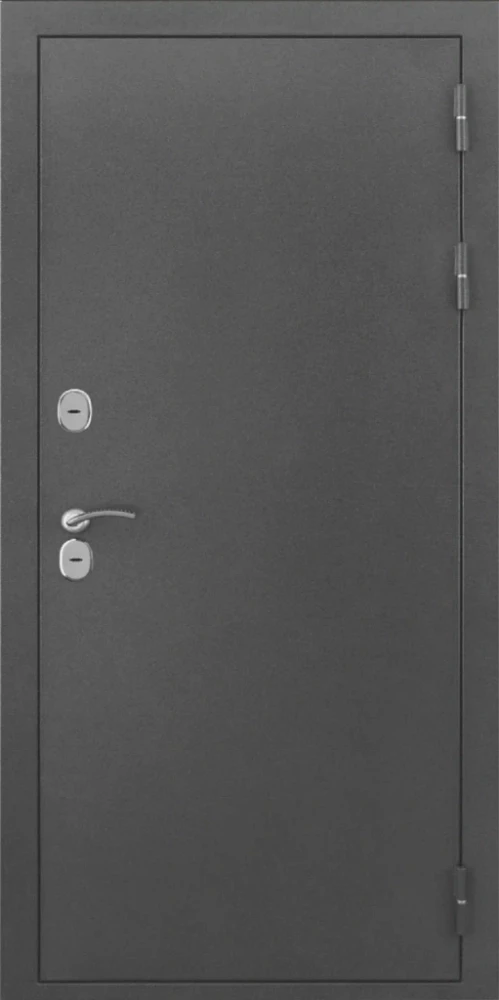 Входная дверь ДвериПРО L-Термо серебро ФЛ-790 Velutto Grigio DPRO201244 внешняя сторона