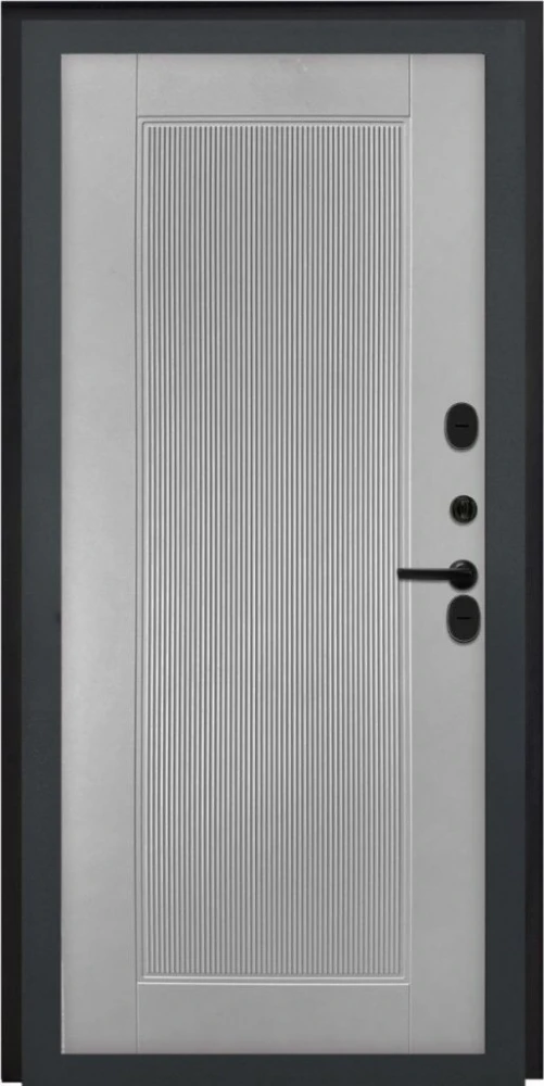 Входная дверь ДвериПРО Модель L-49 ПВХ 10мм Астрод Velutto Grigio DPRO221188 внутренняя сторона