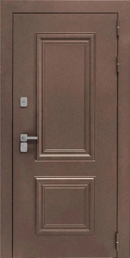 Входная дверь ДвериПРО Д-68 Алиса (16мм, ПВХ софт грей, зеркало) DPRO220485 внешняя сторона