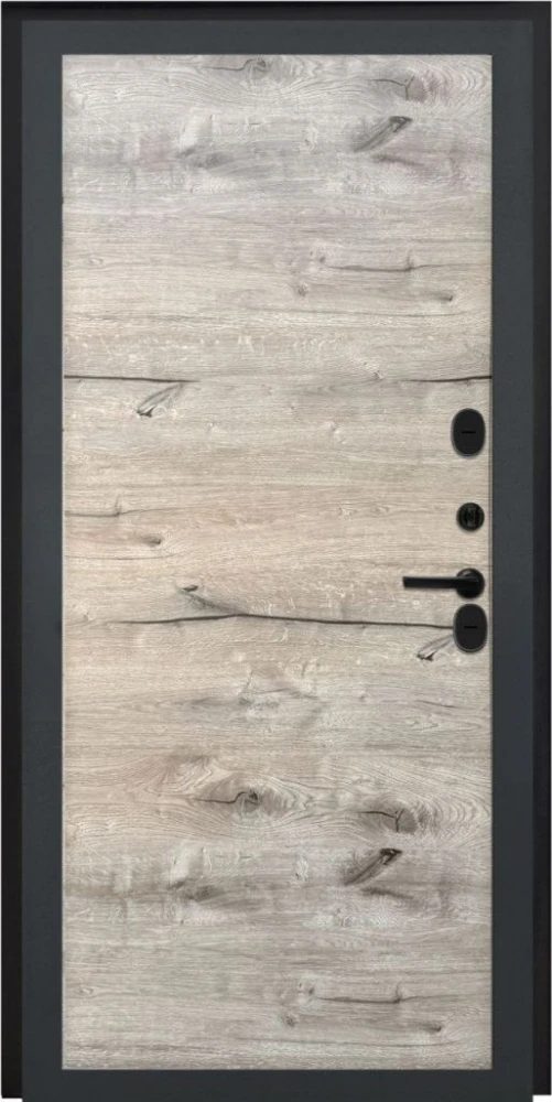 Входная дверь ДвериПРО Термо медный антик Без фрезеровки Дуб пацифик горизонт DPRO226460 внутренняя сторона